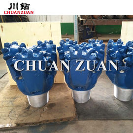 ลูกกลิ้งเหล็กปลอมแปลง Tricone Bit / IADC 127 ลูกกลิ้งหินร่องกับทังสเตนคาร์ไบด์
