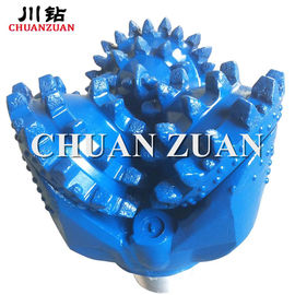 ลูกกลิ้งเหล็กปลอมแปลง Tricone Bit / IADC 127 ลูกกลิ้งหินร่องกับทังสเตนคาร์ไบด์