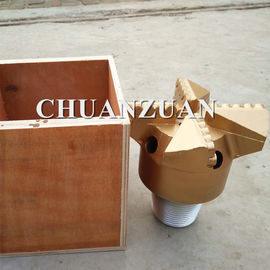 ความสามารถในการเจาะสูง PDC ลากบิต / 4 ปีก Golden Chevron ประเภท PDC ลากบิต