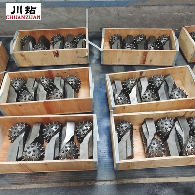 IADC 617 Tricone ดอกสว่านสำหรับเสาเข็มแกนหลักของโครงการ